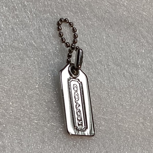Coach Metal Bag Tag/Hang Tag 1.25”x 0.5” - Picture 8 of 14